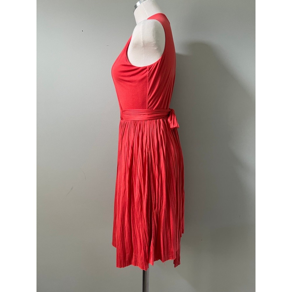 BNWOT Womens Orange Cotton Fall Dress | Banana Republic | sz Small - Picture 4 of 6